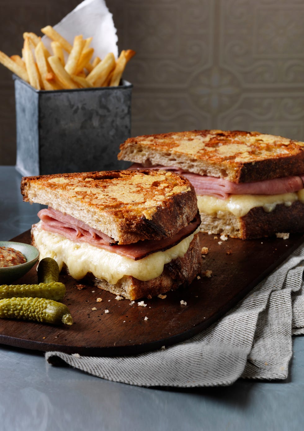smoked ham and grilled cheese