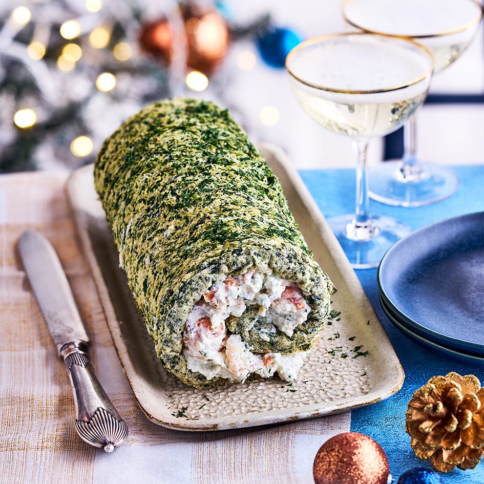 smoked salmon and spinach roulade recipe