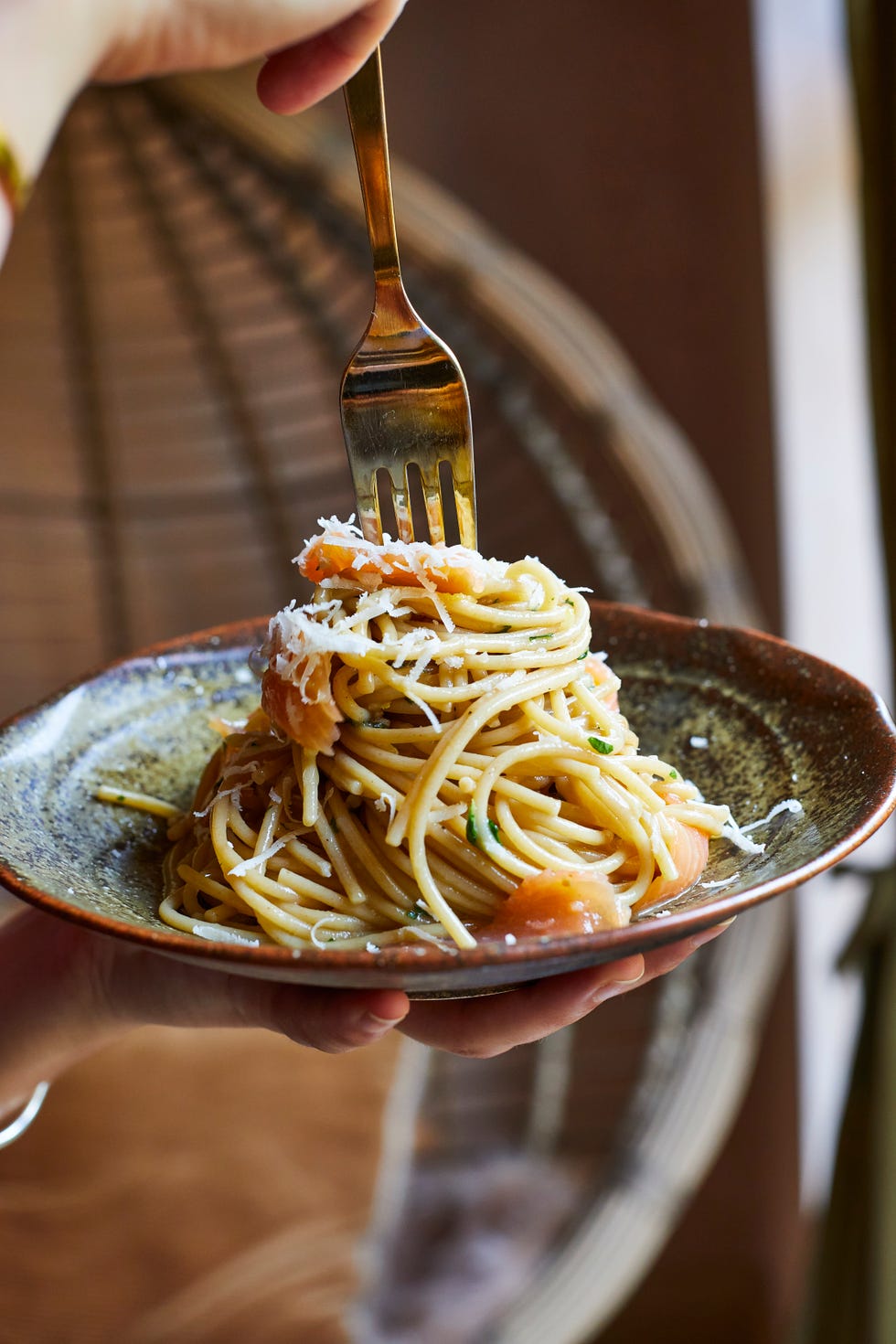 smoked salmon carbonara