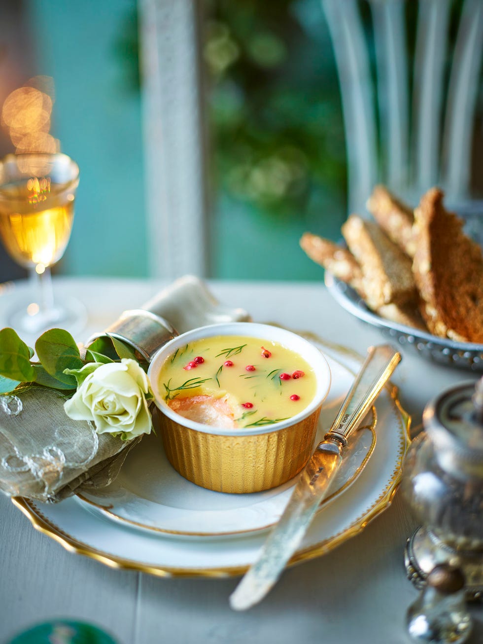 best christmas recipes smoked salmon mousse with pink peppercorn butter