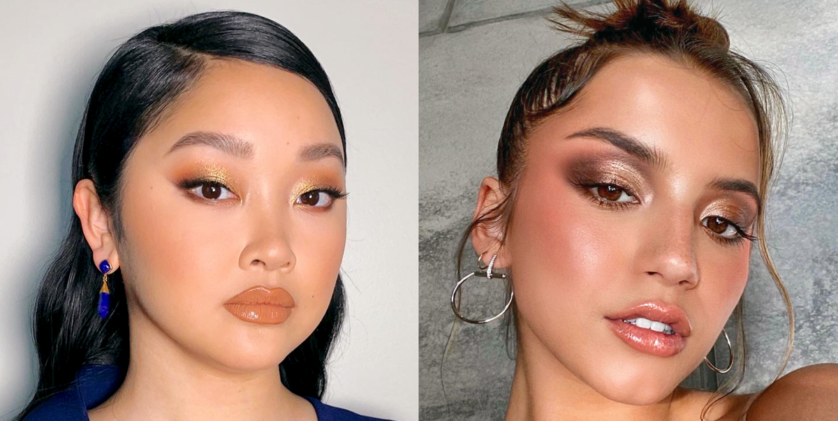 Latest Eye Makeup Trends You Should Try In 2021 : Glam glitter & Black