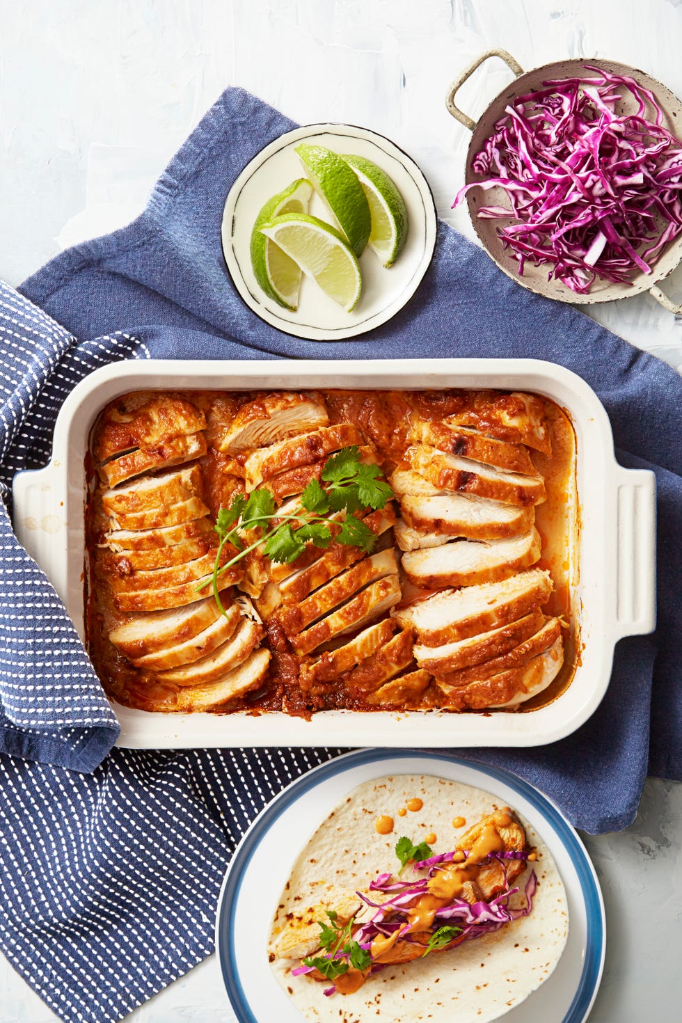 Smoky Peanut Chicken Tacos - Cinco de Mayo Recipes