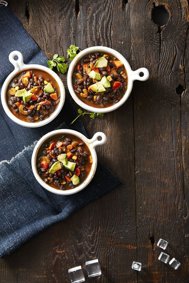 smoky vegan black bean soup