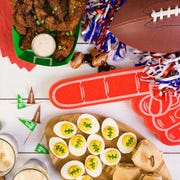 Snacks for watching a football game Snacks for watching a football game