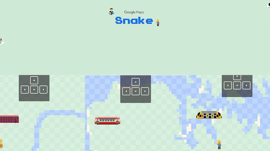 Istruzioni per giocare al gioco del serpente su Google Maps