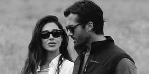 a man and woman wearing sunglasses