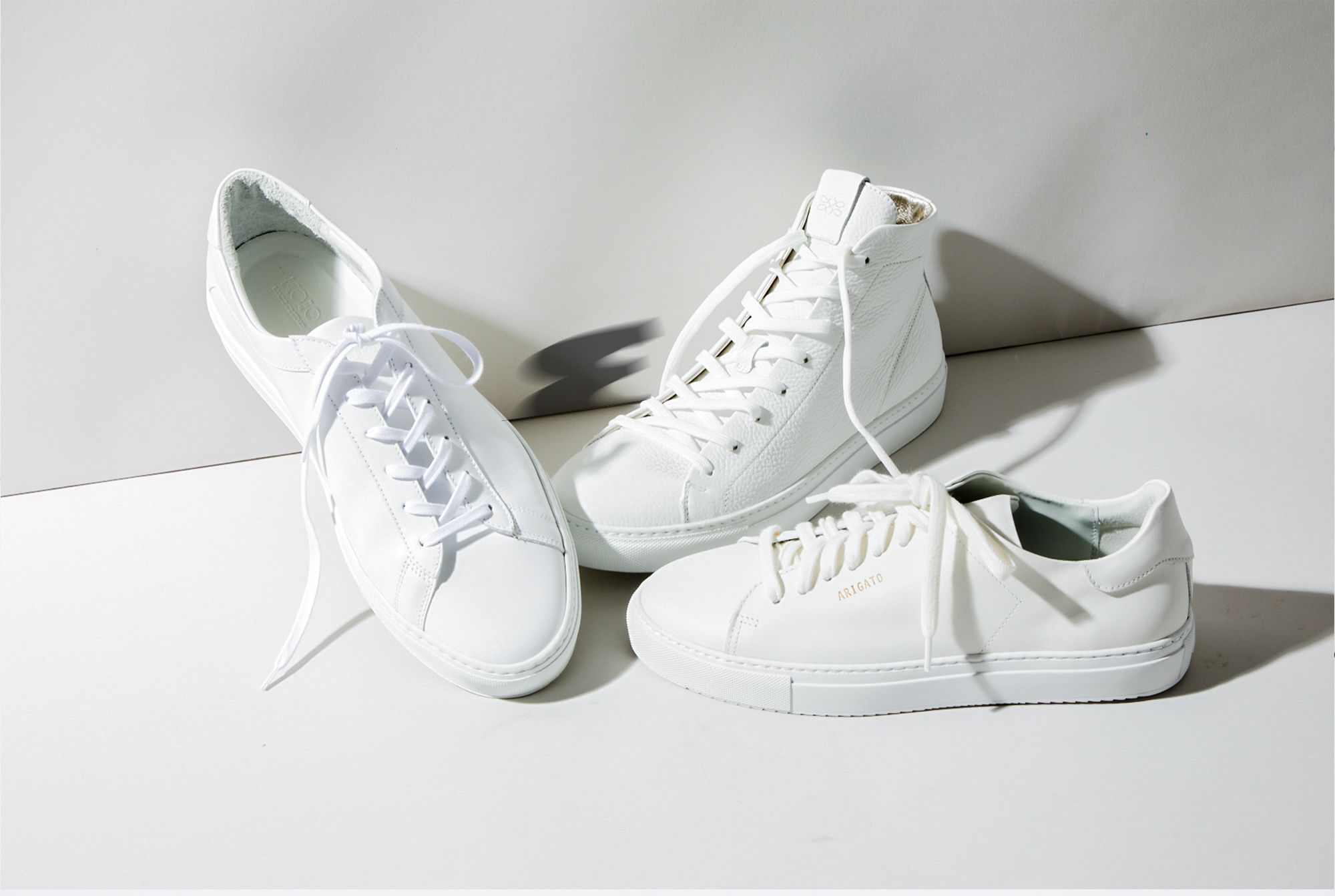 Cool white sneakers mens on sale