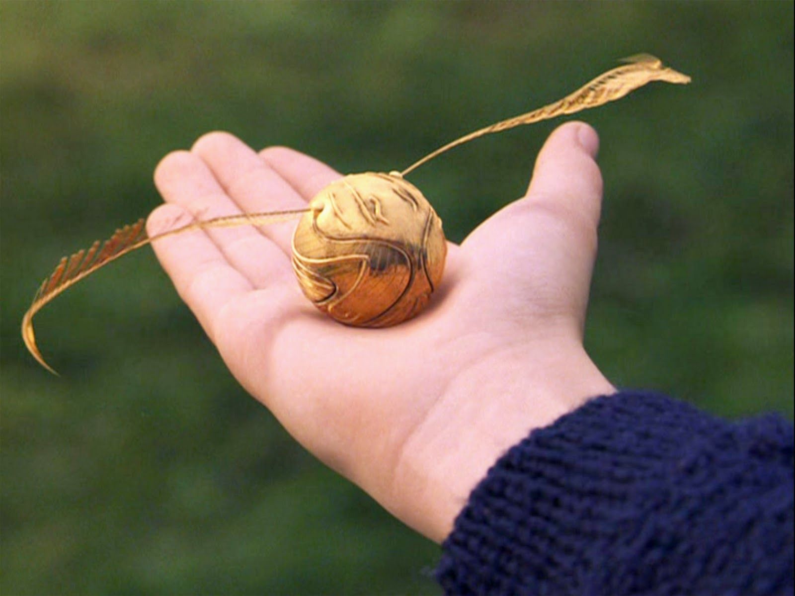 Harry Potter': la lámpara con snitch dorada 
