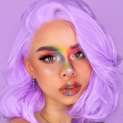 10 Best Rainbow Makeup Ideas to Support Pride Month 2018 - Pride Makeup ...