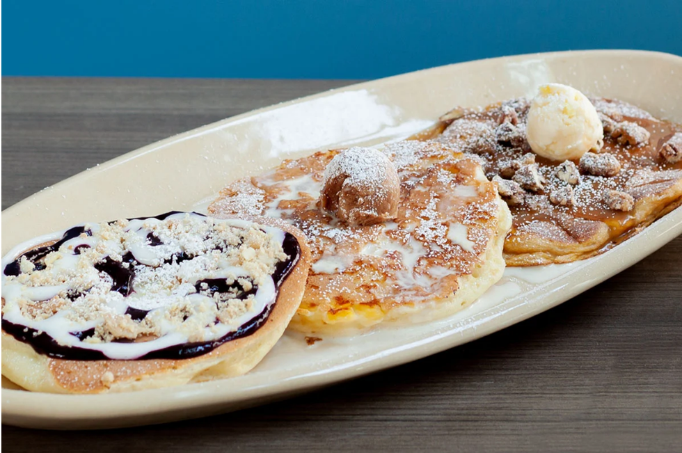 snooze pancake flight