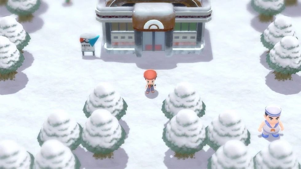snowpoint city in pokemon brilliant diamond