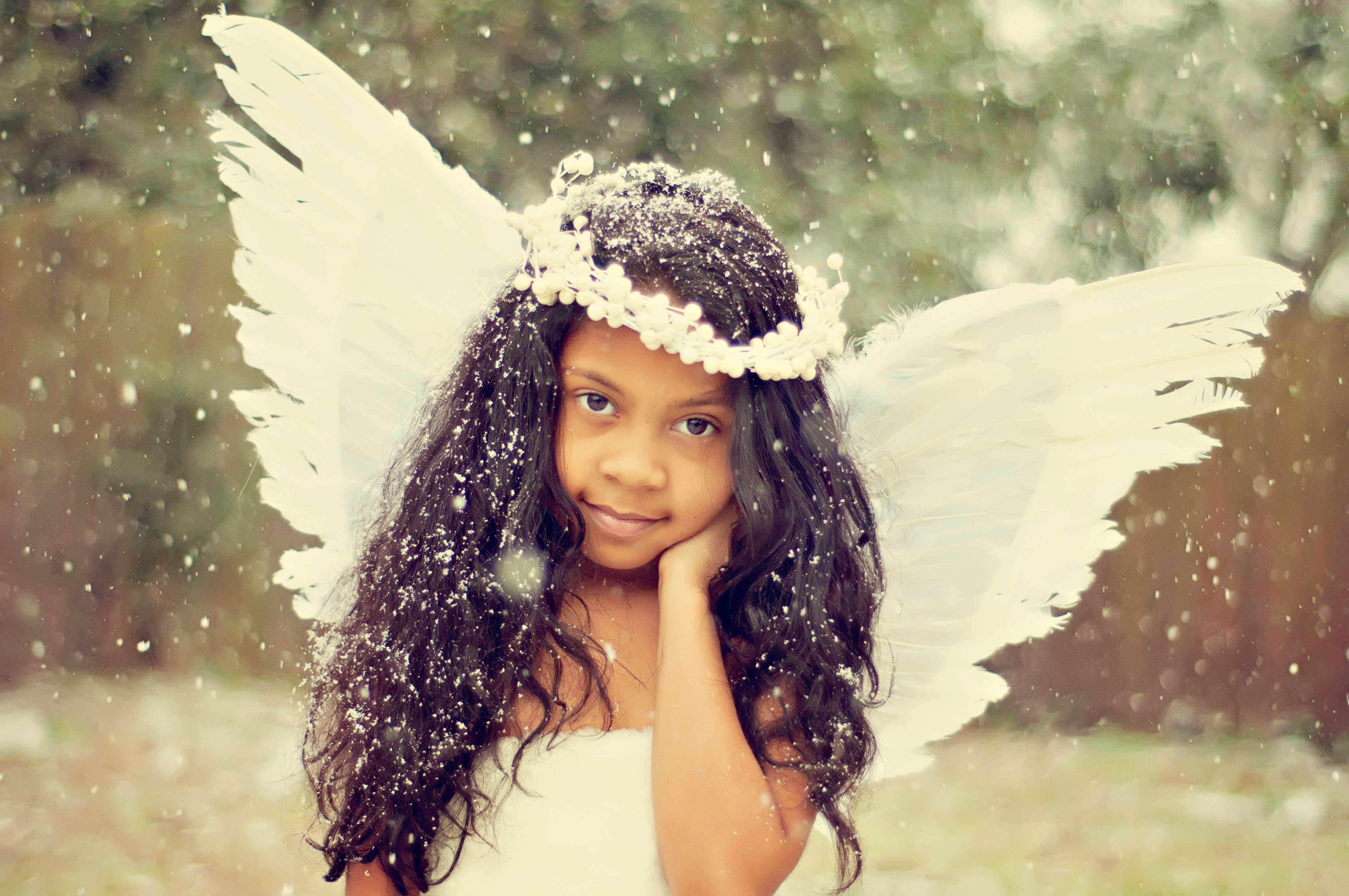 simple angel wings costume