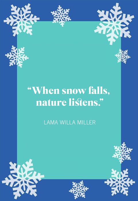 best snow quotes