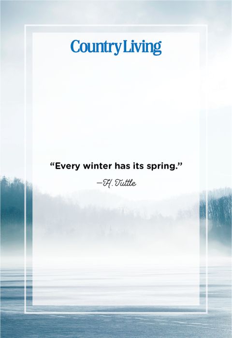 every winter has its spring by h tuttle