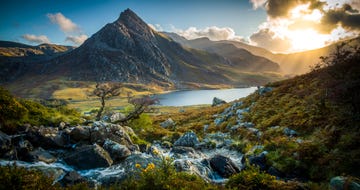 snowdonia national park in wales, uk