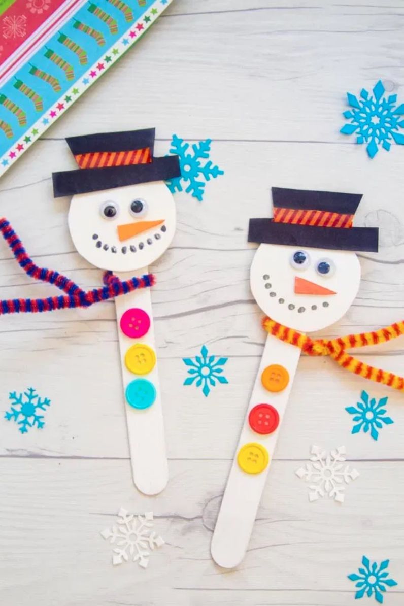 Popsicle Stick Gingerbread House Craft for Kids - Happy Toddler