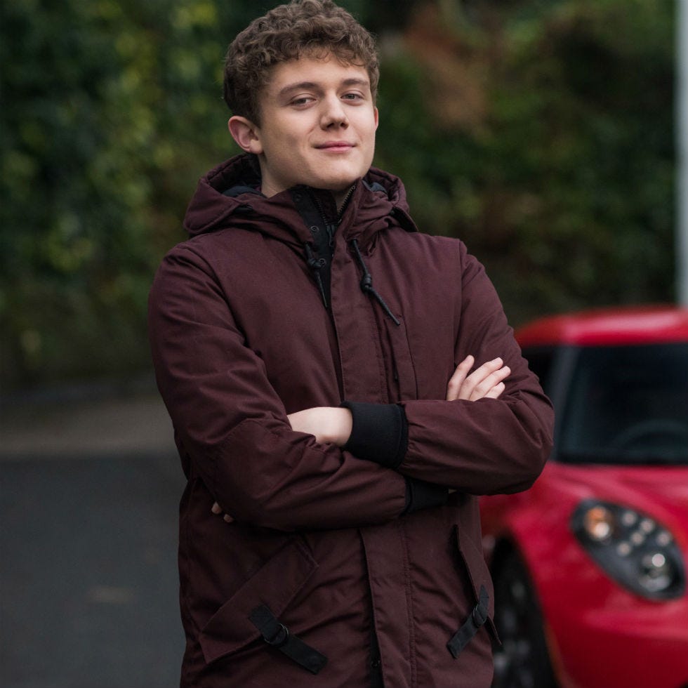 Ellis Hollins as Tom Cunningham in Hollyoaks