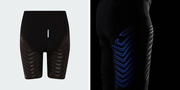 athletic shorts with reflective designs for enhanced visibility