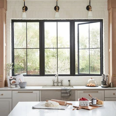 pella window in kitchen