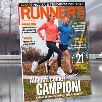 Cover Runner's World Italia febbraio 2025 cover runner's world italia febbraio 2025