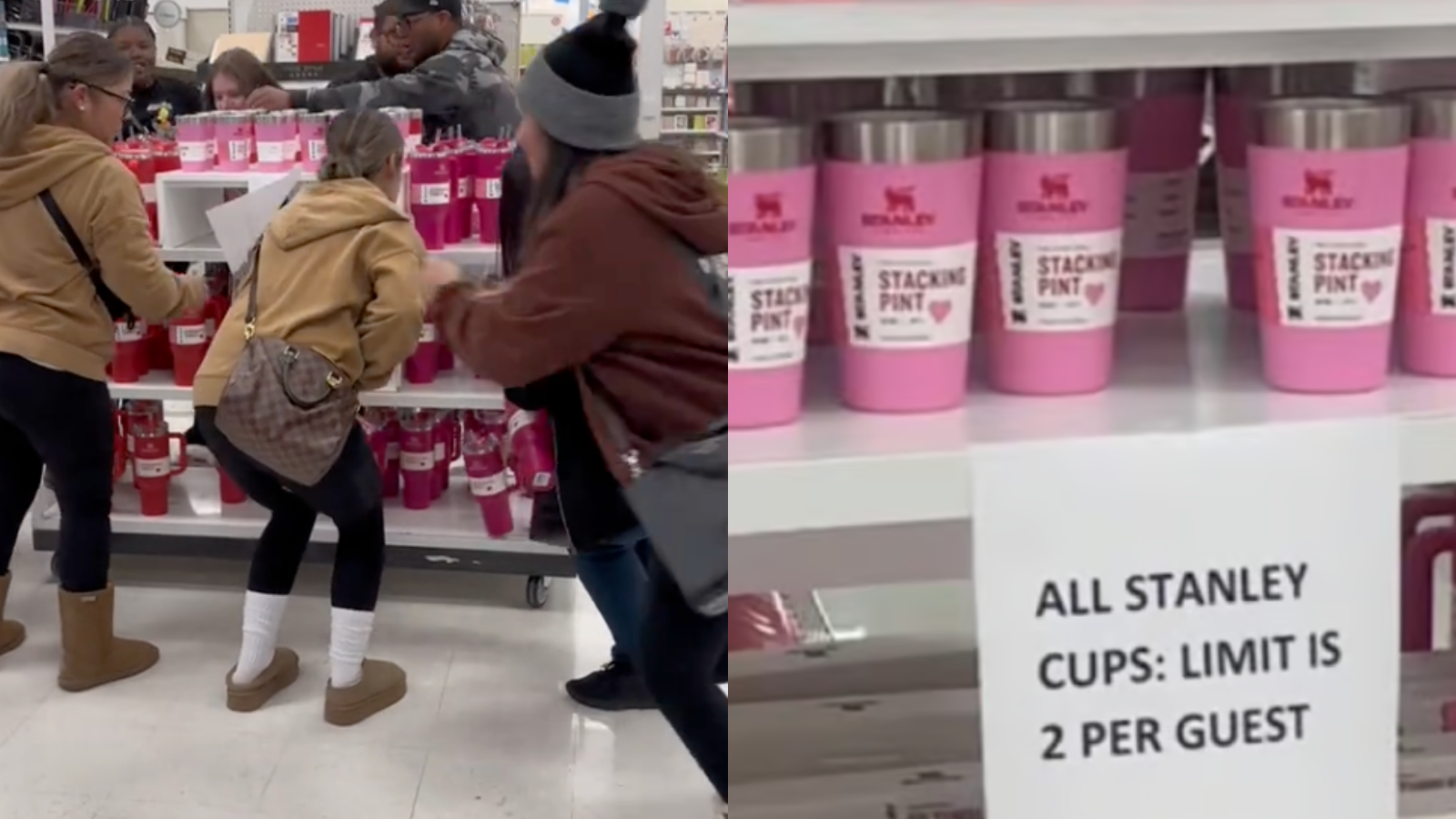 Starbucks' Pink Stanley Cups Cause Mayhem at Target