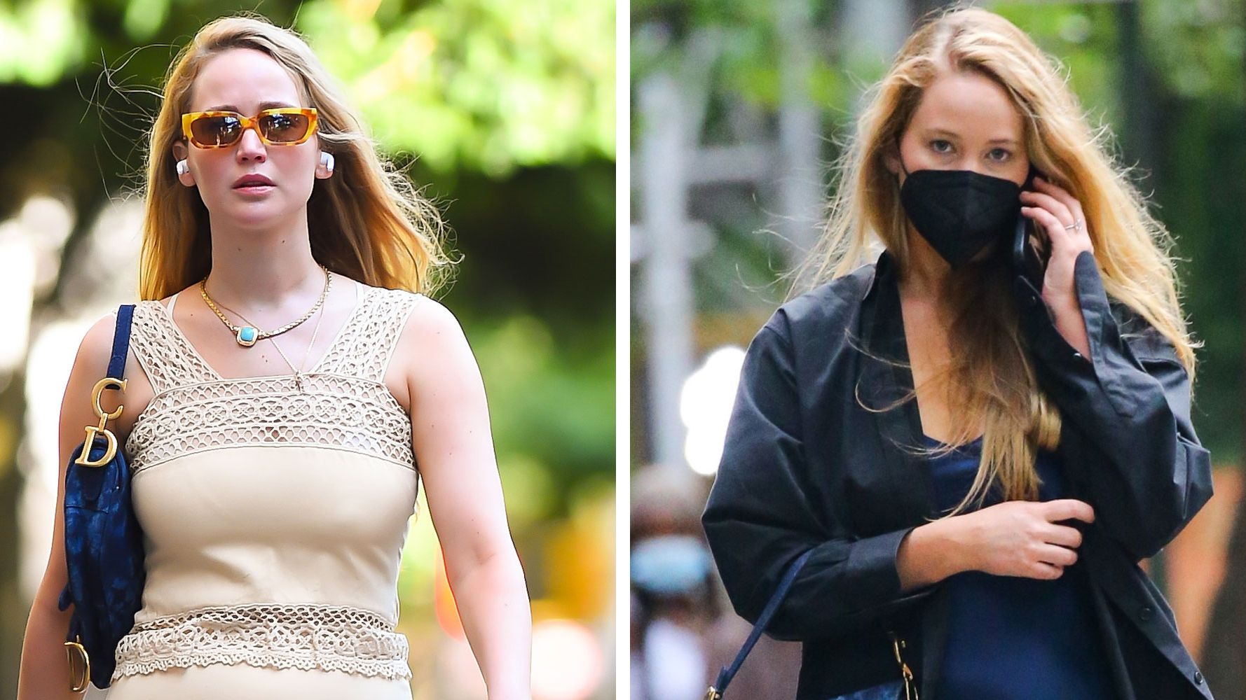 Jennifer Lawrence Wore Two Summer Dresses in One NYC Day