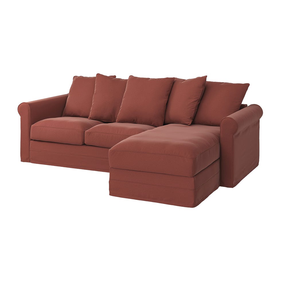 sofá con chaise longue modelo grönlid,de ikea