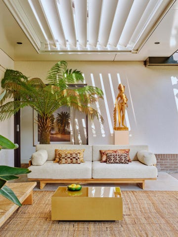 sofá exterior lounge