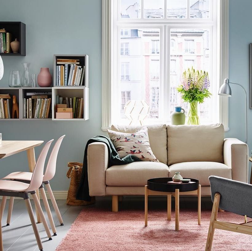 VIMLE funda para sofá de 3 plazas, +chaiselongue/Hillared beige - IKEA