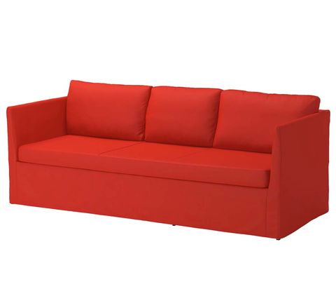 Sofá rojo BRÅTHULT de Ikea