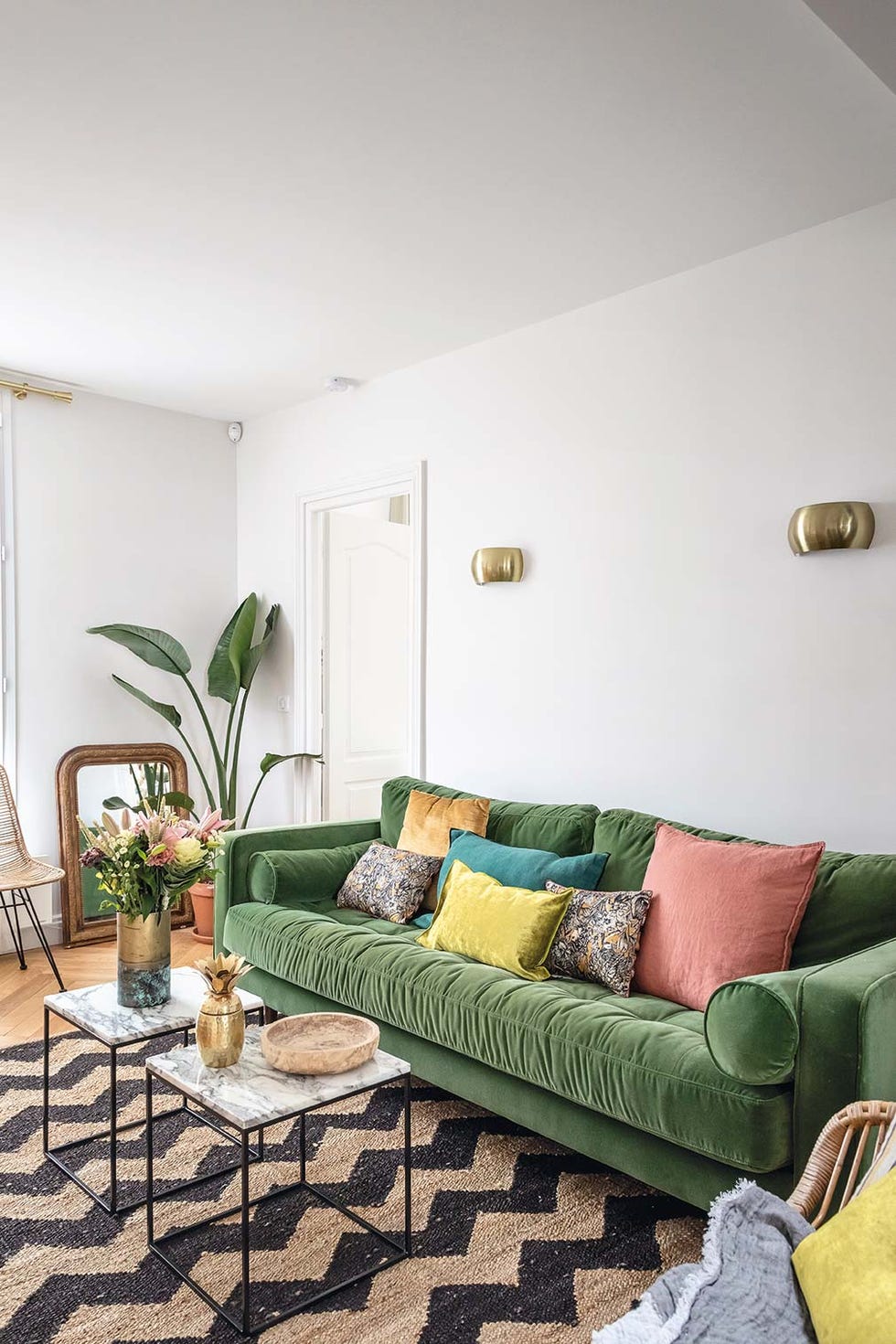 La casa de @chloeandyou: Sofá verde