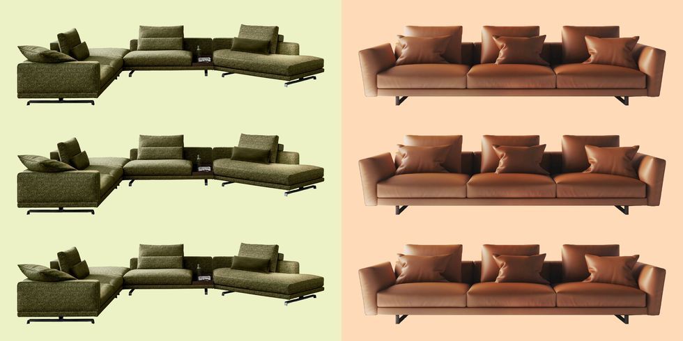leather sofa repeated