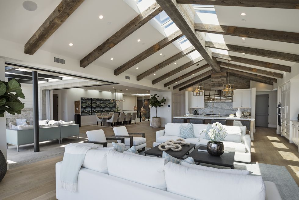 sofas in luxury livingroom