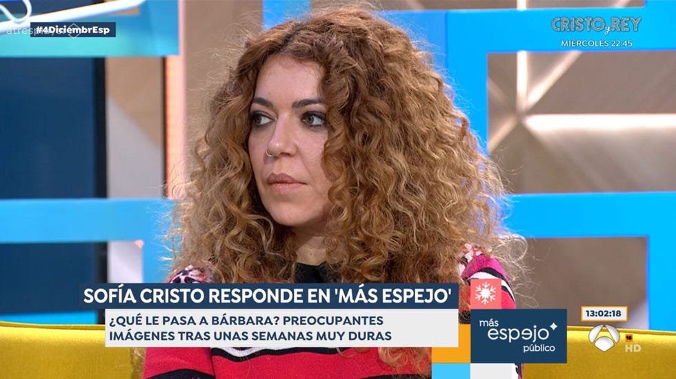 la hija de barbara rey en el programa de antena 3