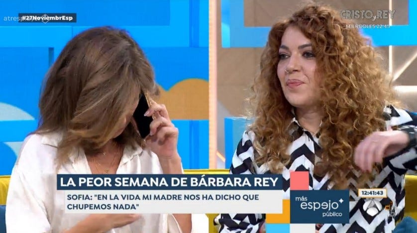 sofia cristo y gema lopez espejo publico