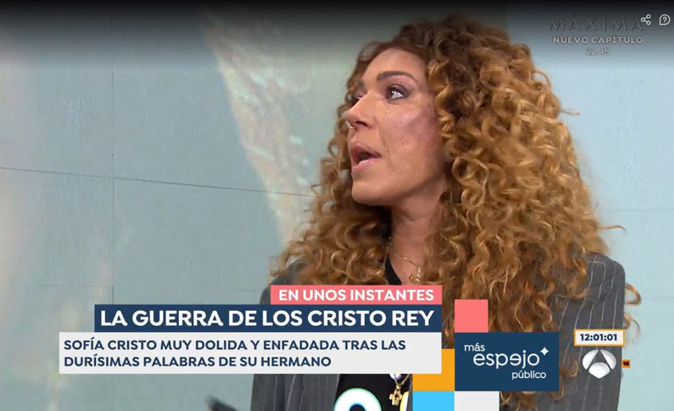 la hija de barbara rey llora en el programa de antena 3