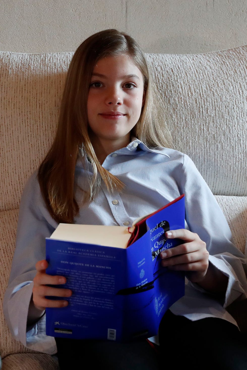 la infanta sofía en la lectura oficial de 'el quijote'