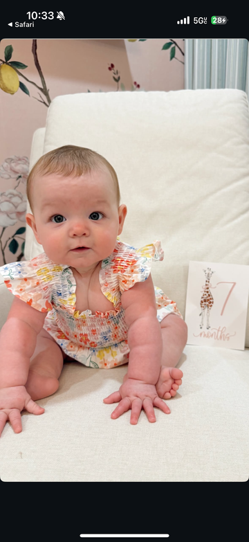 Alex Drummond Shares Photos from Her Baby's First Snow Day
