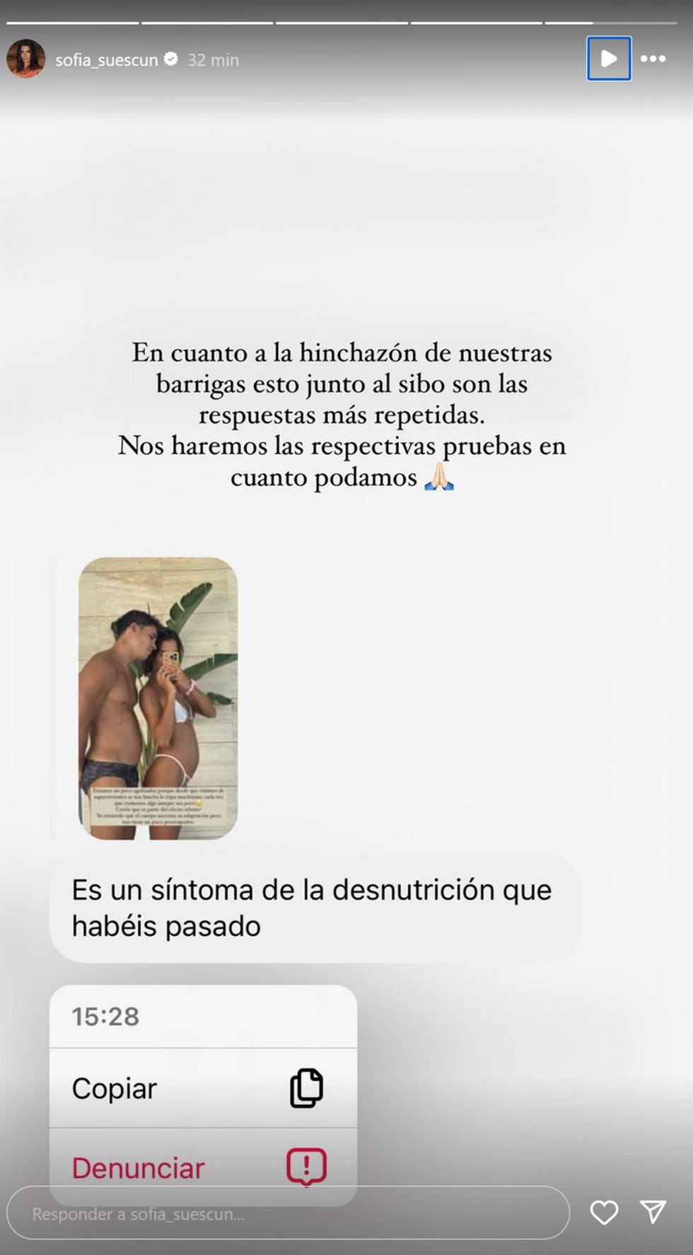 sofia suescun y kiko jimenez tras supervivientes