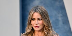 At 51, Sofia Vergara Lounges In A White Swimsuit With transparent Lace  Cutouts