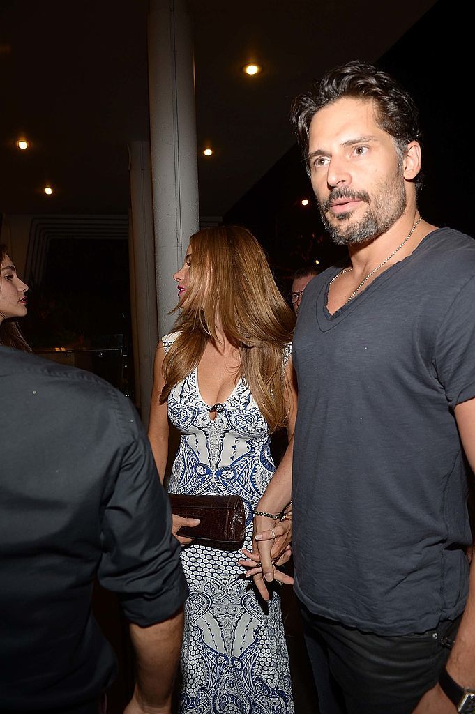 miami, fl   july 26 sofia vergara and joe manganiello is sighted  at makoto at bal harbour shops on july 26, 2014 in miami, florida photo by steven gonzalezgc images