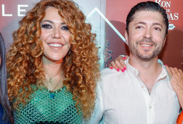 sofia cristo, barbara rey and angel cristo jr at photocall for palmares event in madrid on thursday, 29 june 2023