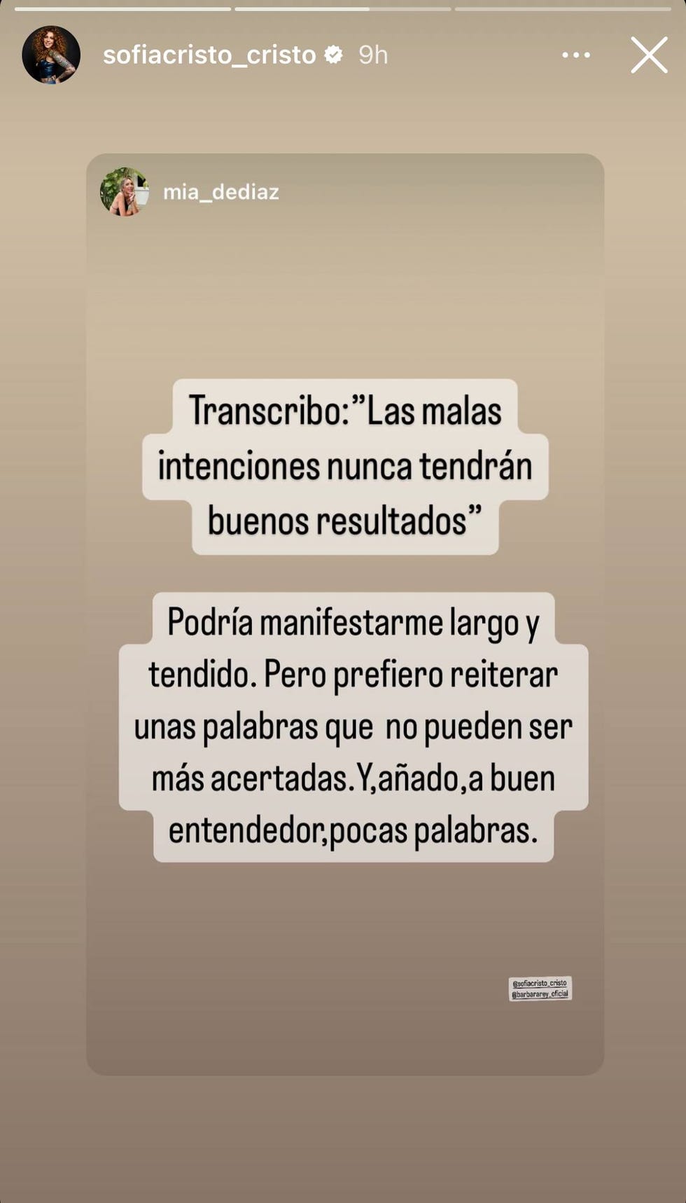 sofia cristo instagram