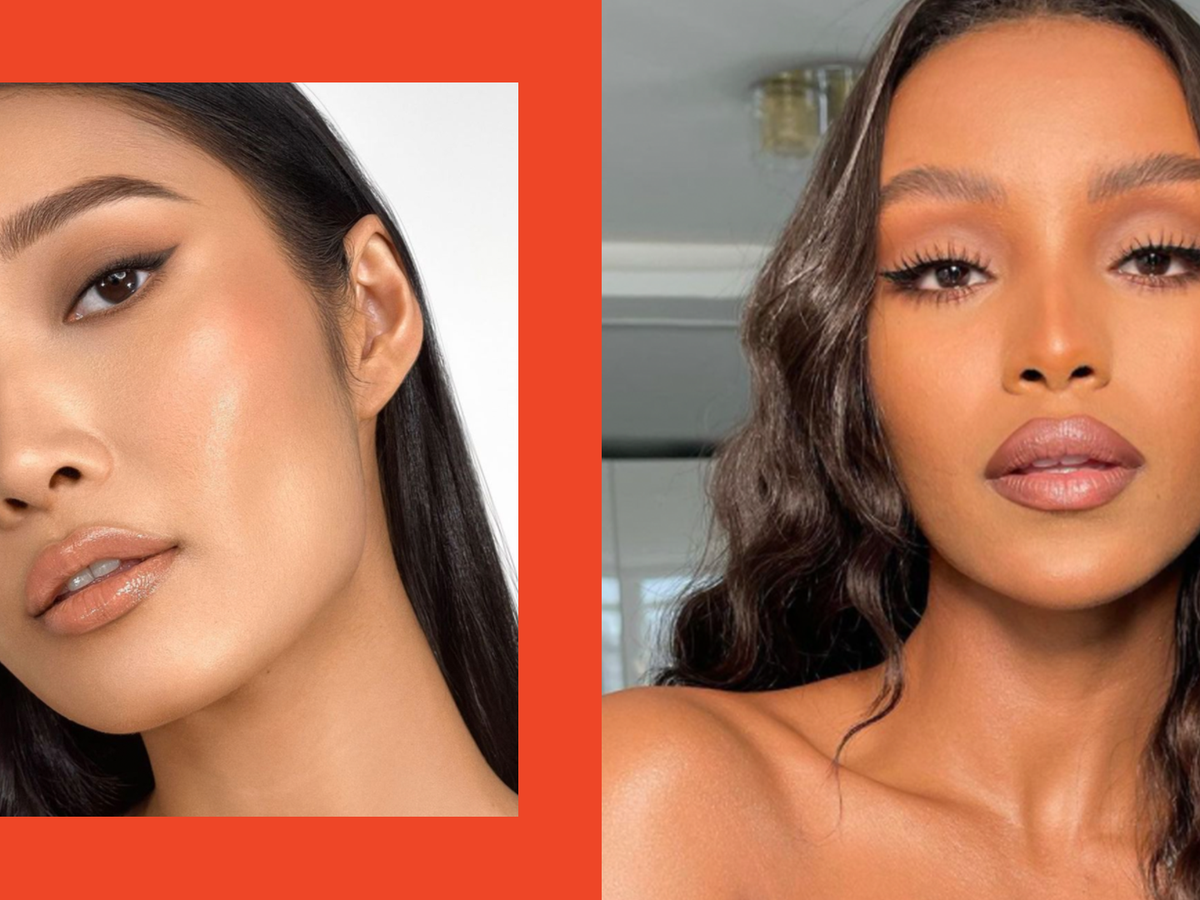 natural light glam makeup black women｜TikTok Search