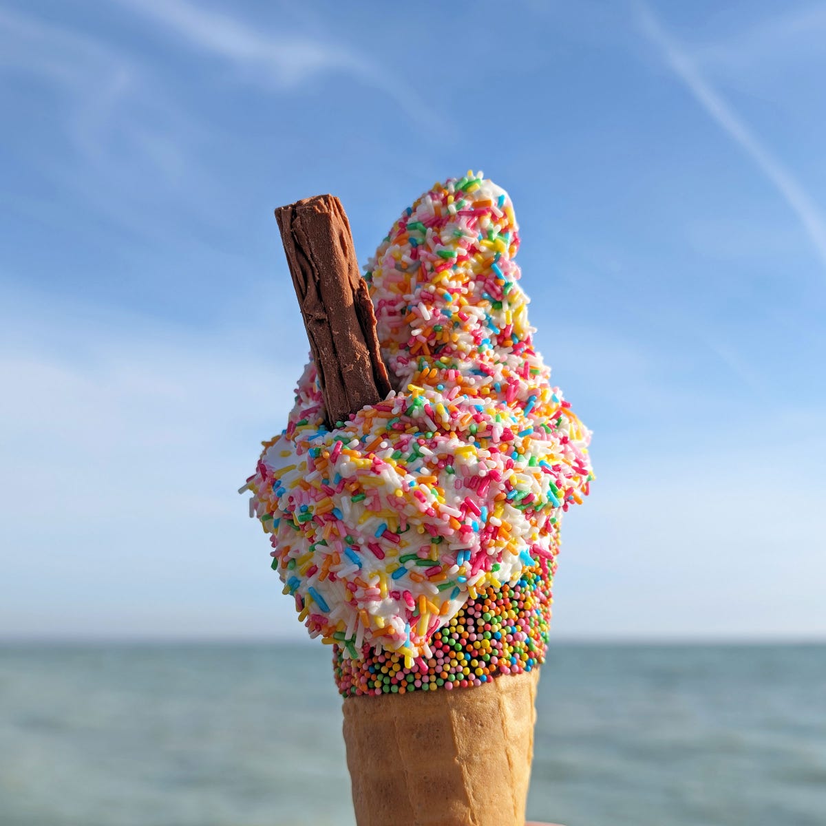 soft serve ice cream