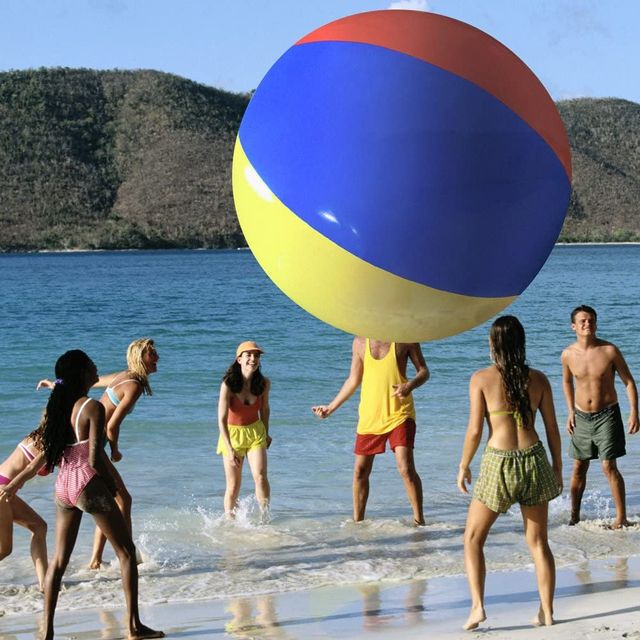 sol coastal 12 foot inflatable beach ball