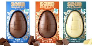 Completely solid chocolate Easter eggs exist 