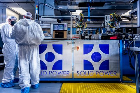 lithium batteries at solid power