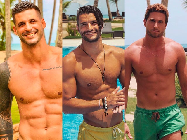 edu, matías y kevin, tres de los solteros de la segunda edición de 'la isla de las tentaciones'