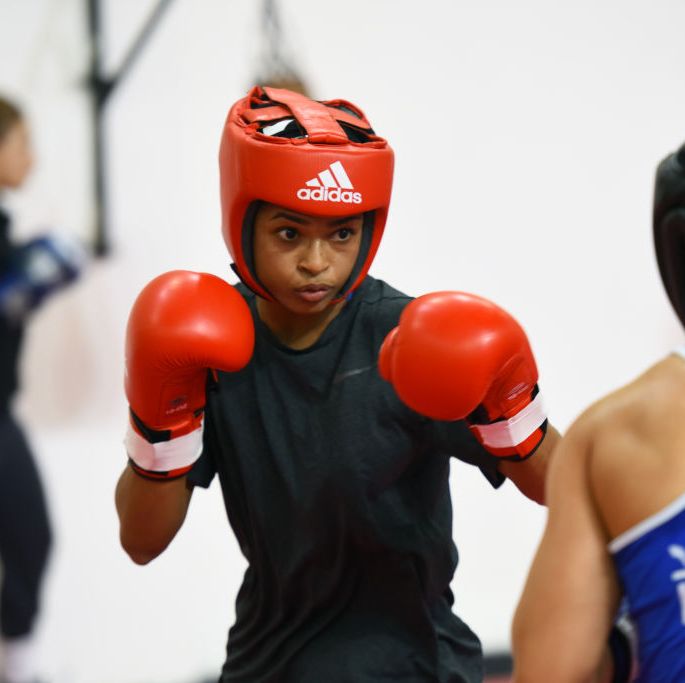 Practice Session For The Upcoming 'AIBA Women's World Boxing Championships 2018